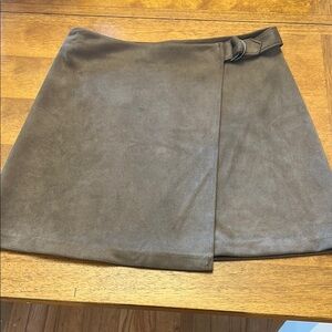 Banana Republic Brown Wrap Mini Skirt Casual